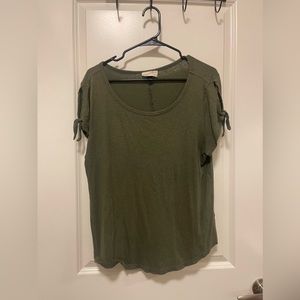 Green shirt